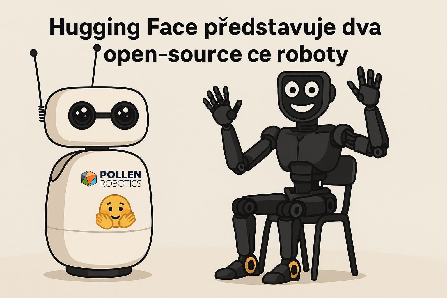 Hugging Face: Open-source humanoidi HopeJR a Reachy Mini míří na trh