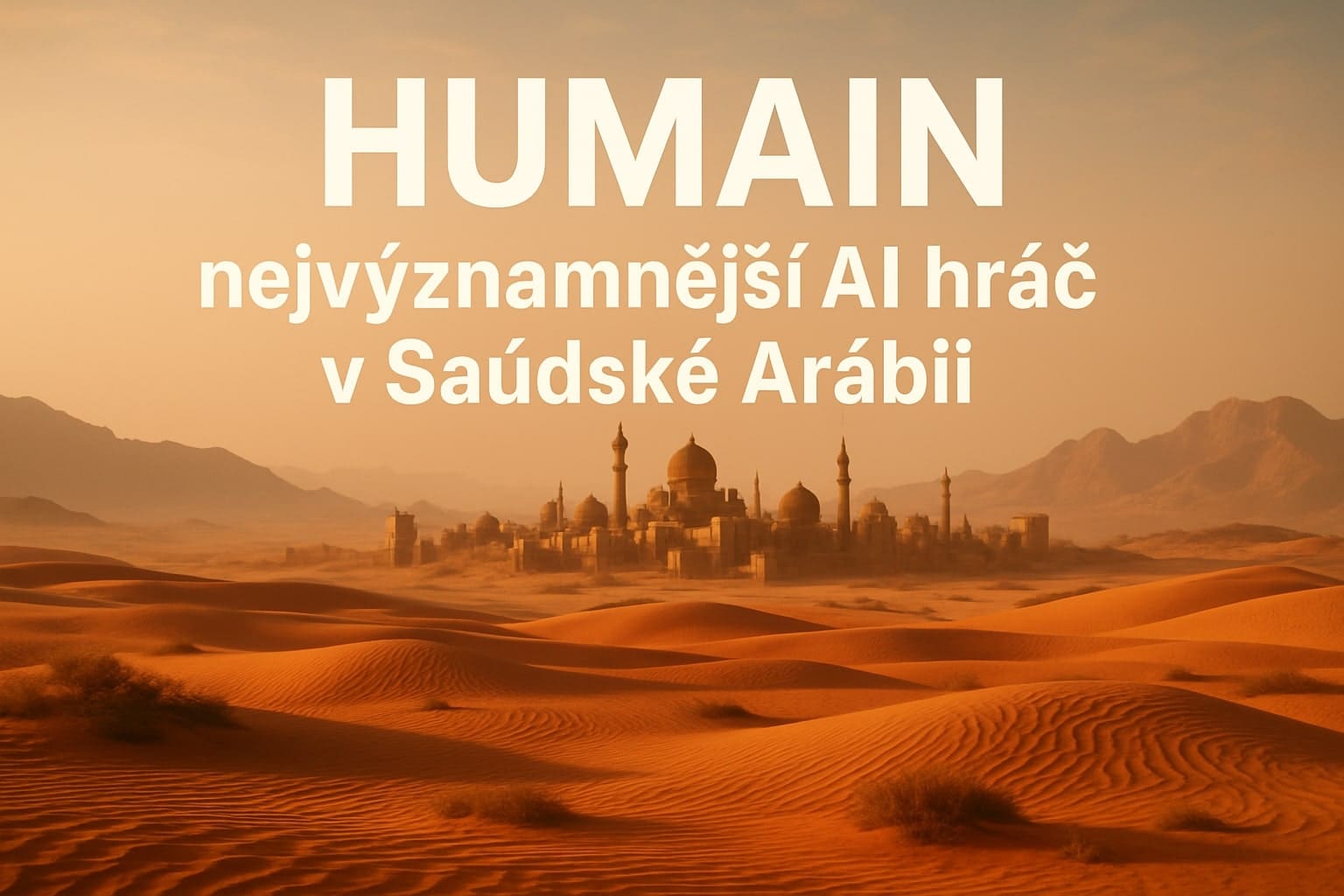 HUMAIN: Saúdský šampion umělé inteligence získává globální investiční podporu