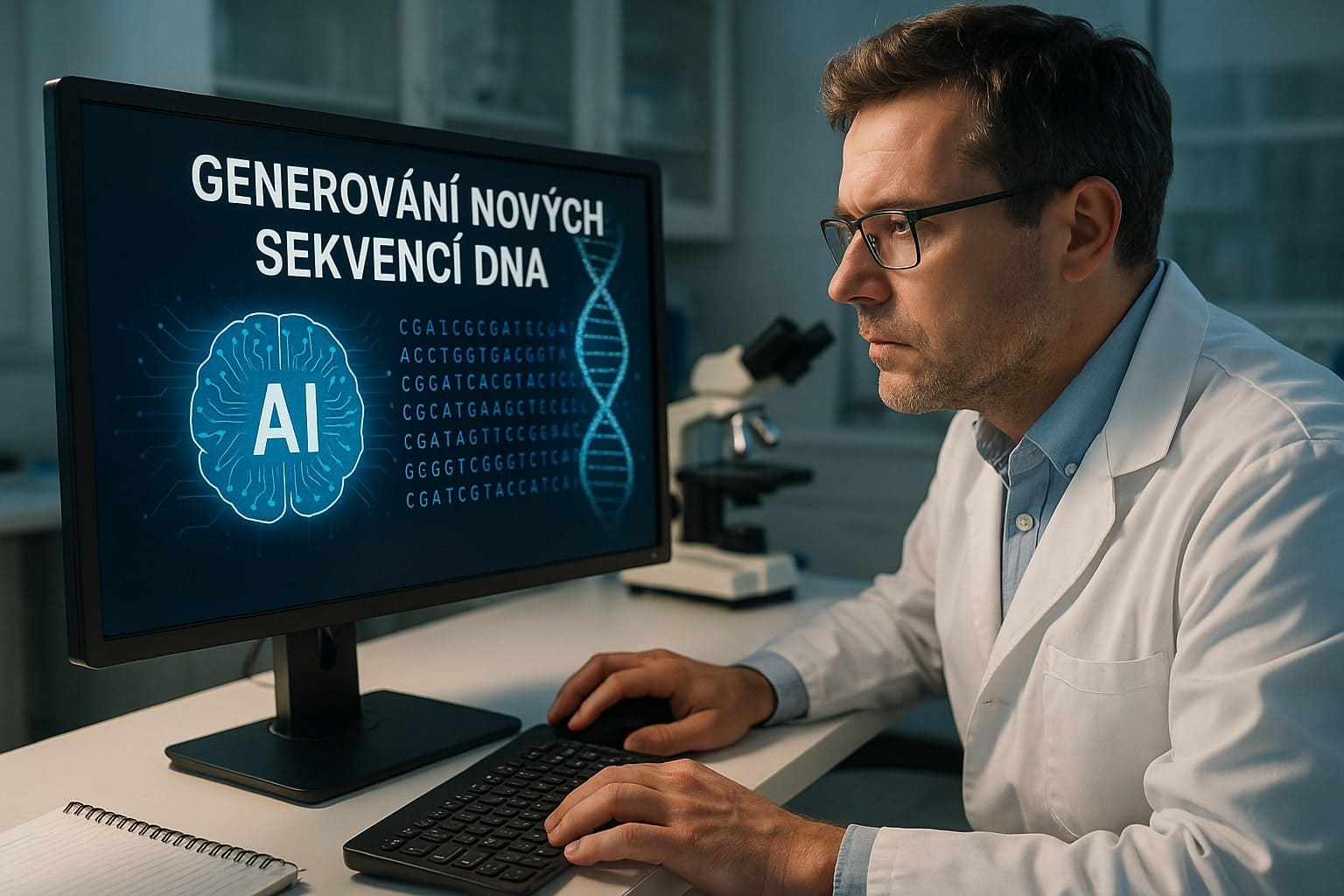 AI tvoří nové nikdy neviděneé proteiny pro bakterie a viry