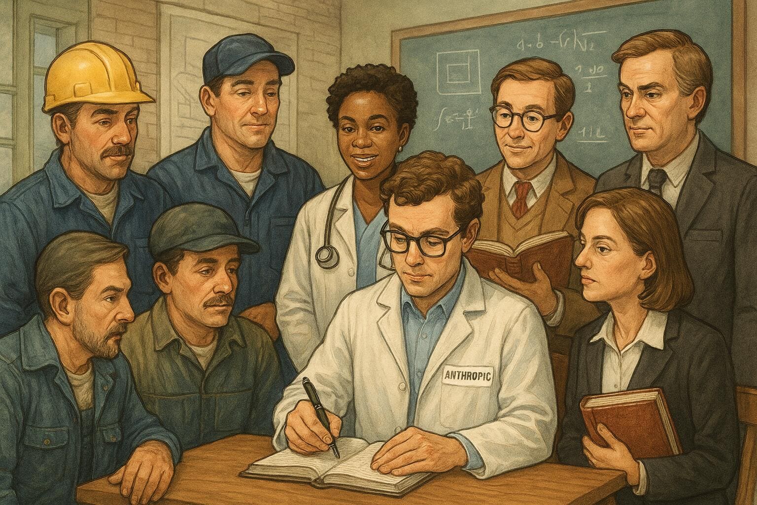 Jak běžní pracovníci i experti vnímají práci s AI? Anthropic zveřejnil studii.