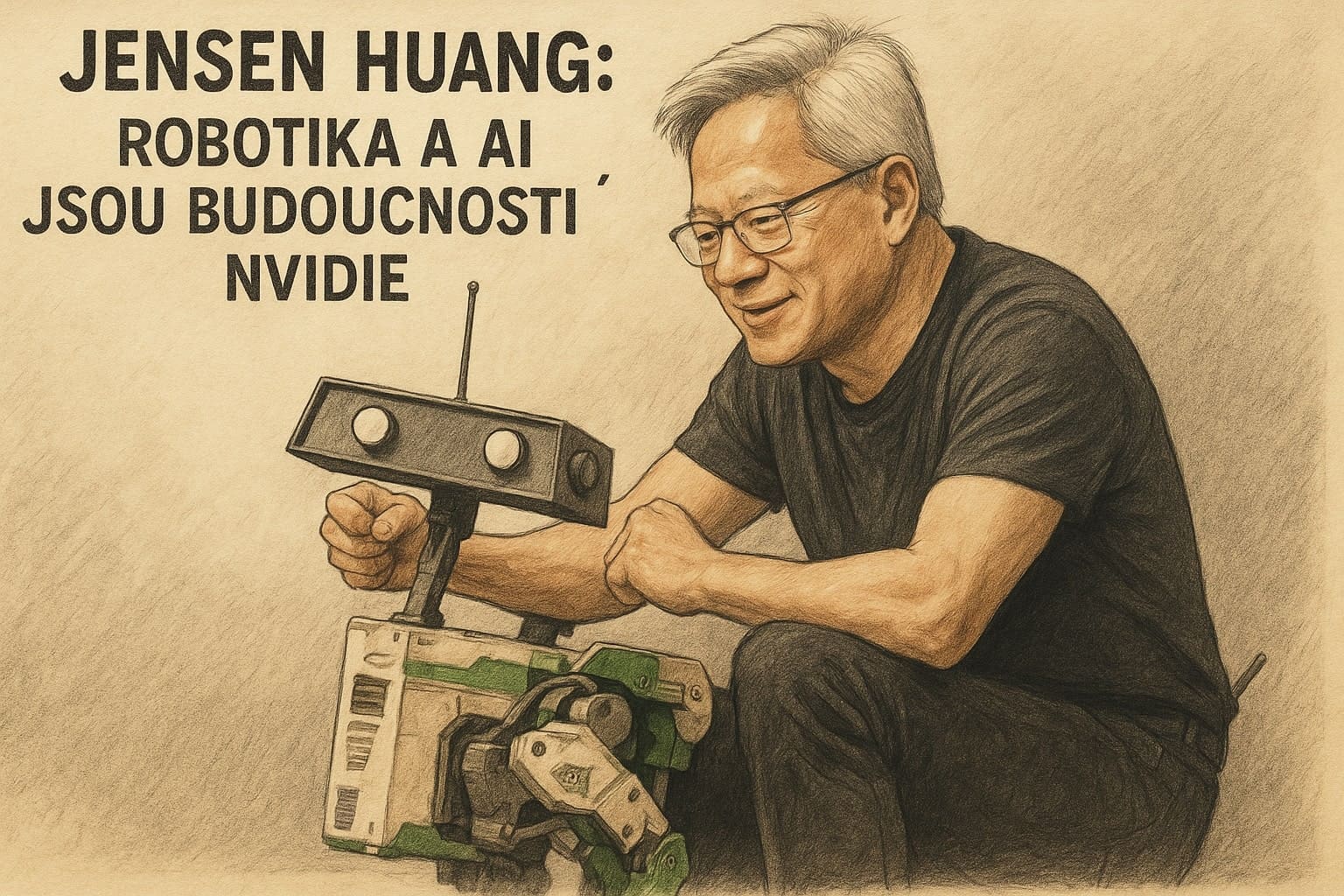 Jensen Huang: Robotika a AI jsou budoucností Nvidie