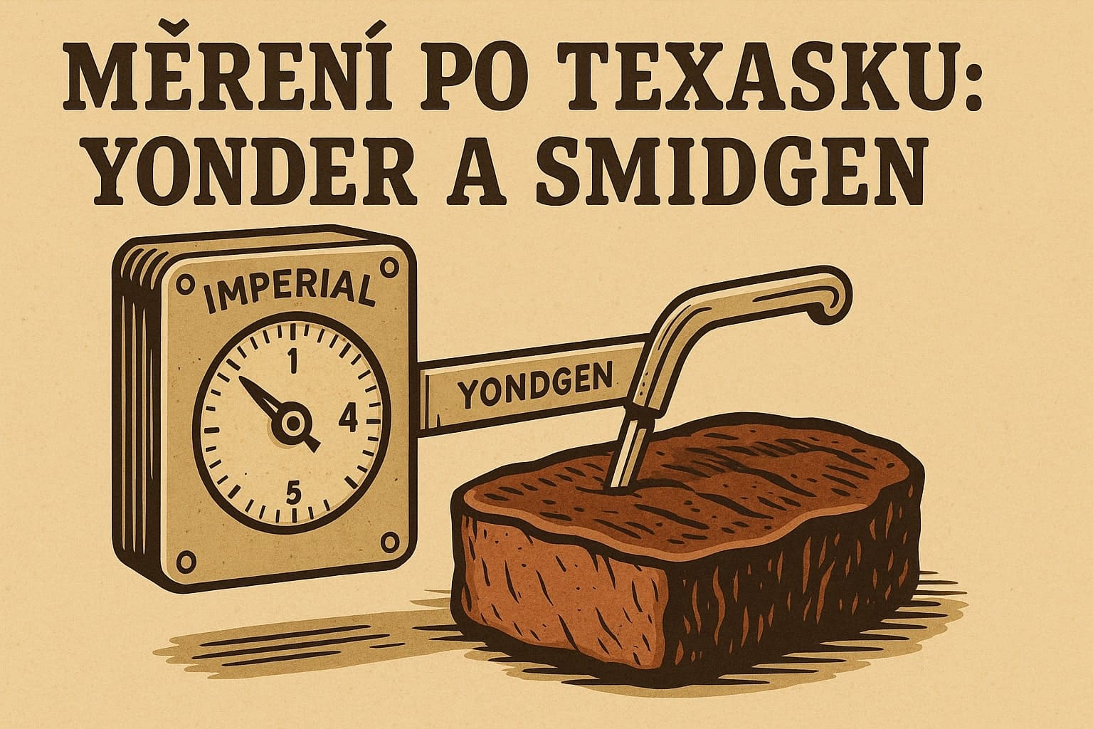Naučme se mluvit Texasky: Měření po Texasku: YONDER A SMIDGEN