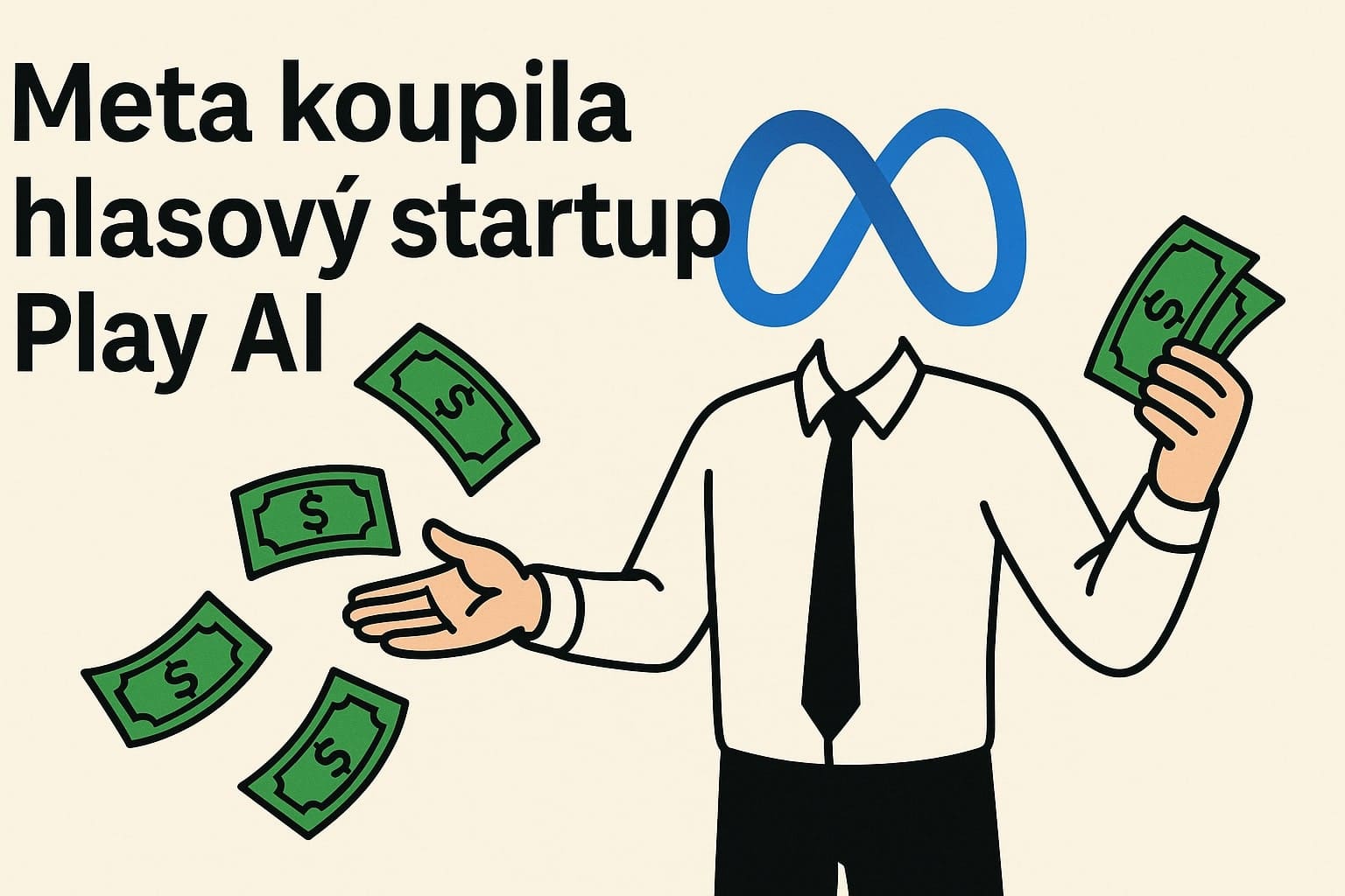Meta posiluje AI hlasy akvizicí startupu Play AI