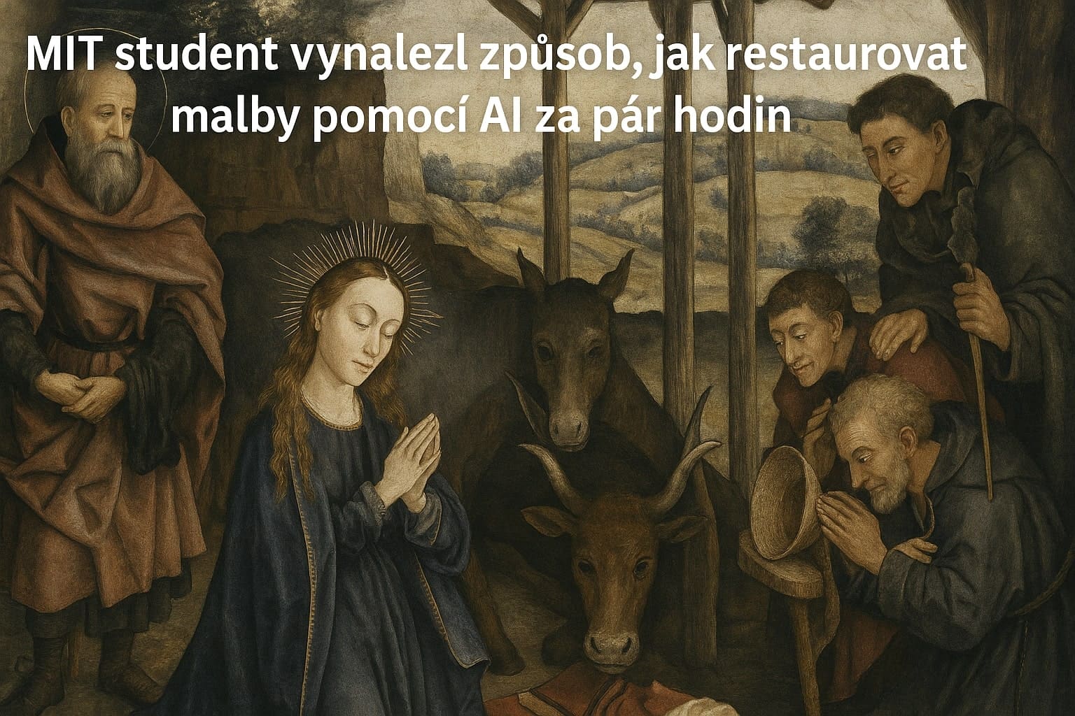 MIT student vynalezl způsob, jak restaurovat malby pomocí AI za pár hodin