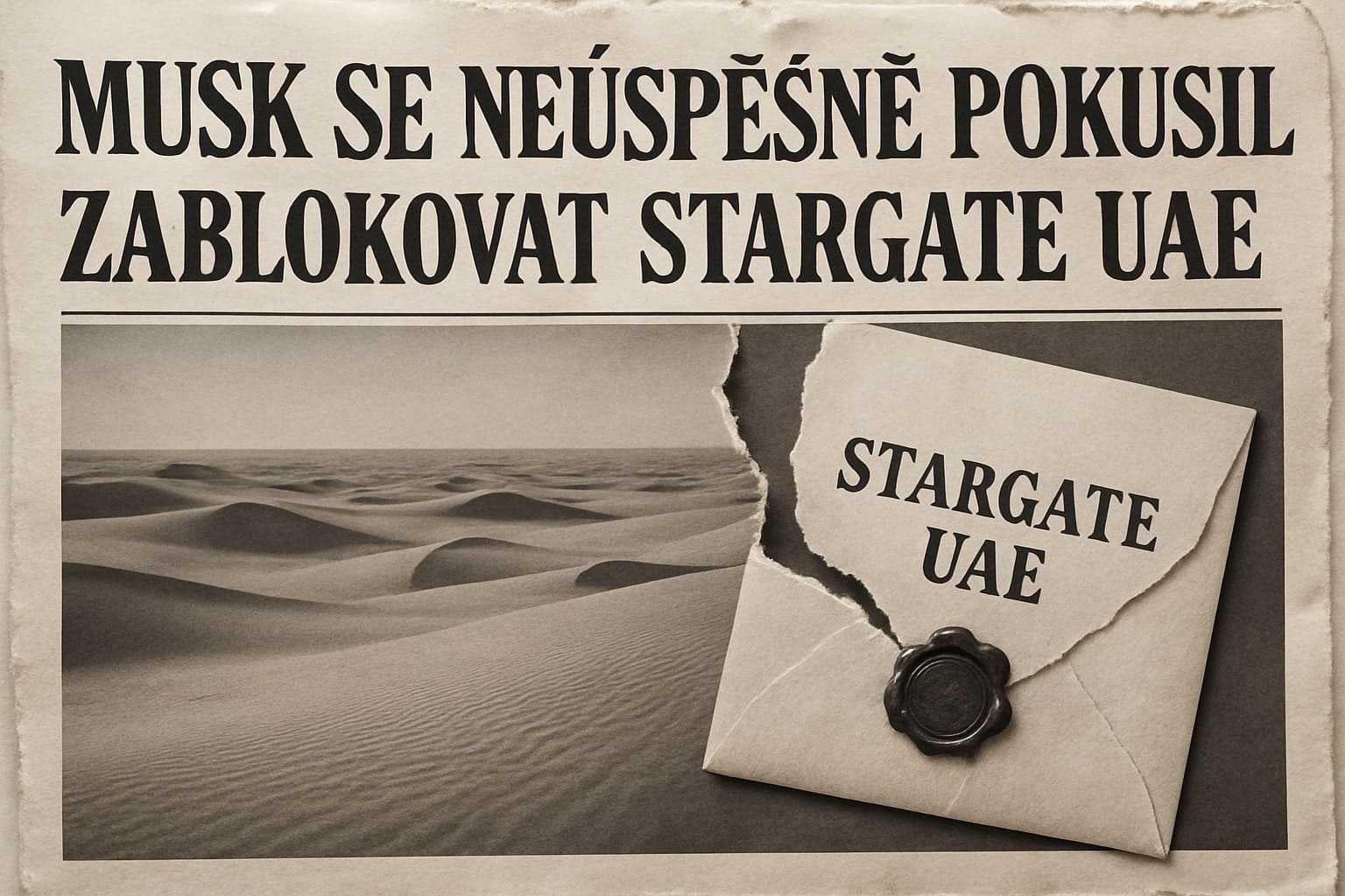 Musk se neúspěšně pokusil zablokovat velký AI projekt OpenAI na Blízkém východě