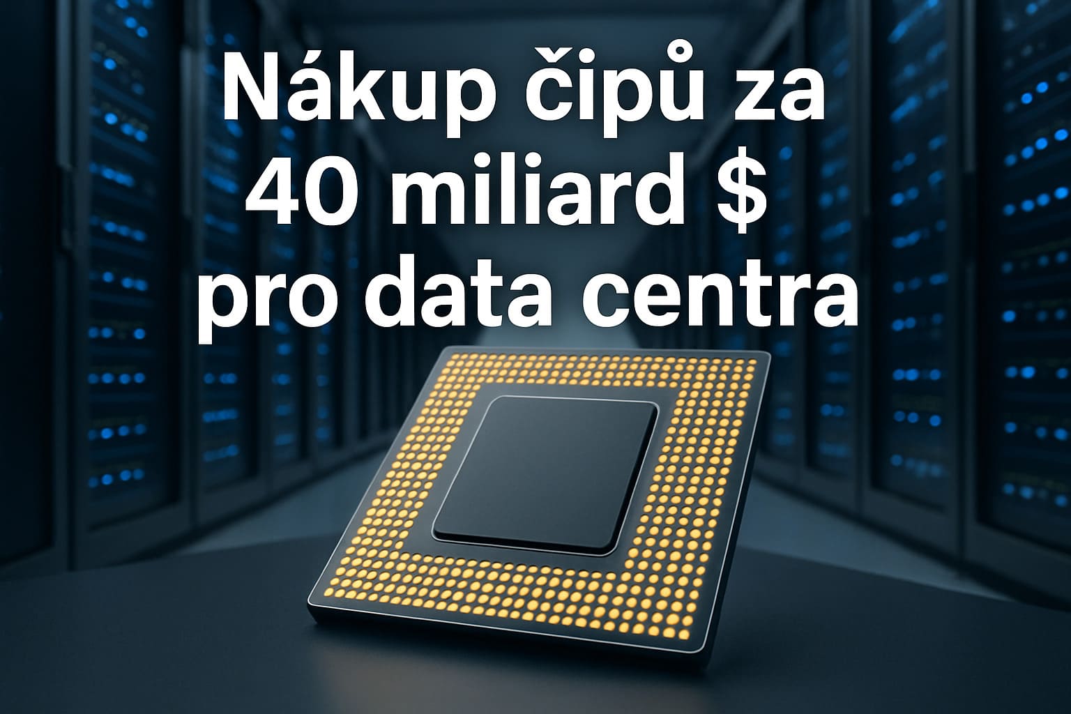 Společnost Oracle investuje 40 miliard dolarů do Nvidia čipů pro OpenAI datové centrum
