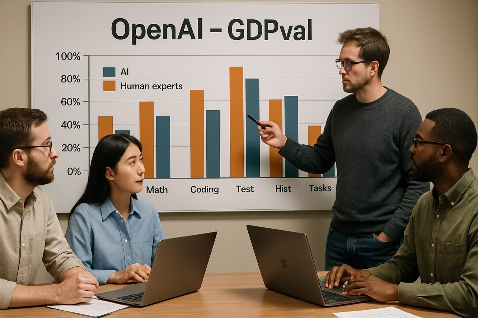 GDPval: OpenAI testuje, jak AI zvládá skutečnou práci a lidí