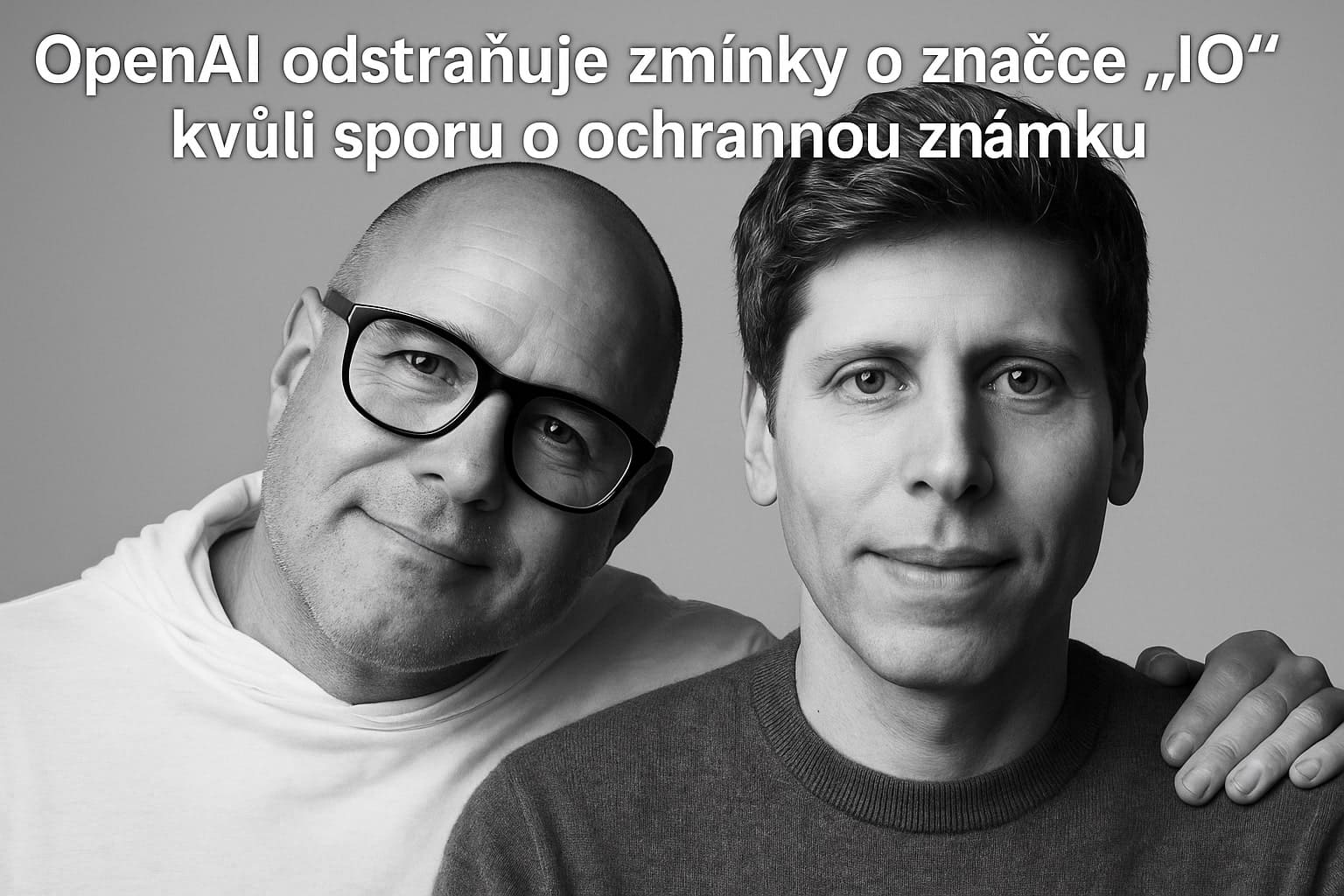 OpenAI odstraňuje zmínky o značce "IO" kvůli sporu o ochrannou známku