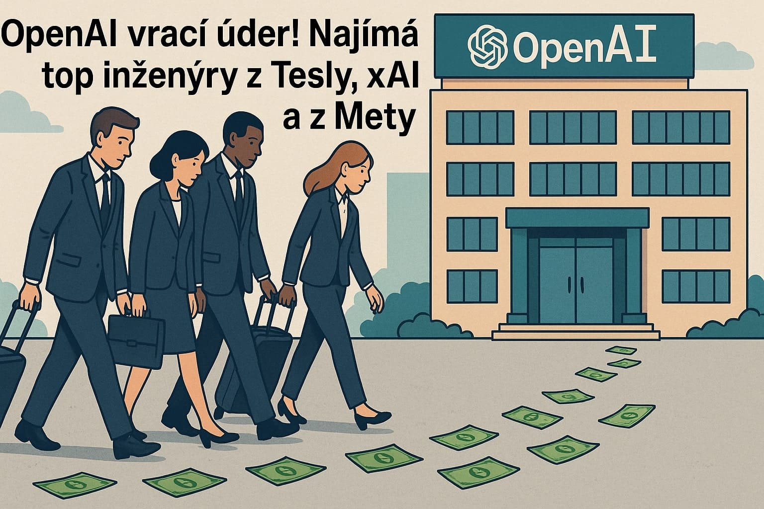 OpenAI vrací úder! Najímá top inženýry z Tesly, xAI a z Mety