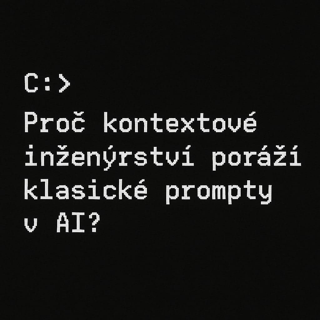 Proč kontextové inženýrství poráží klasické prompty v AI?