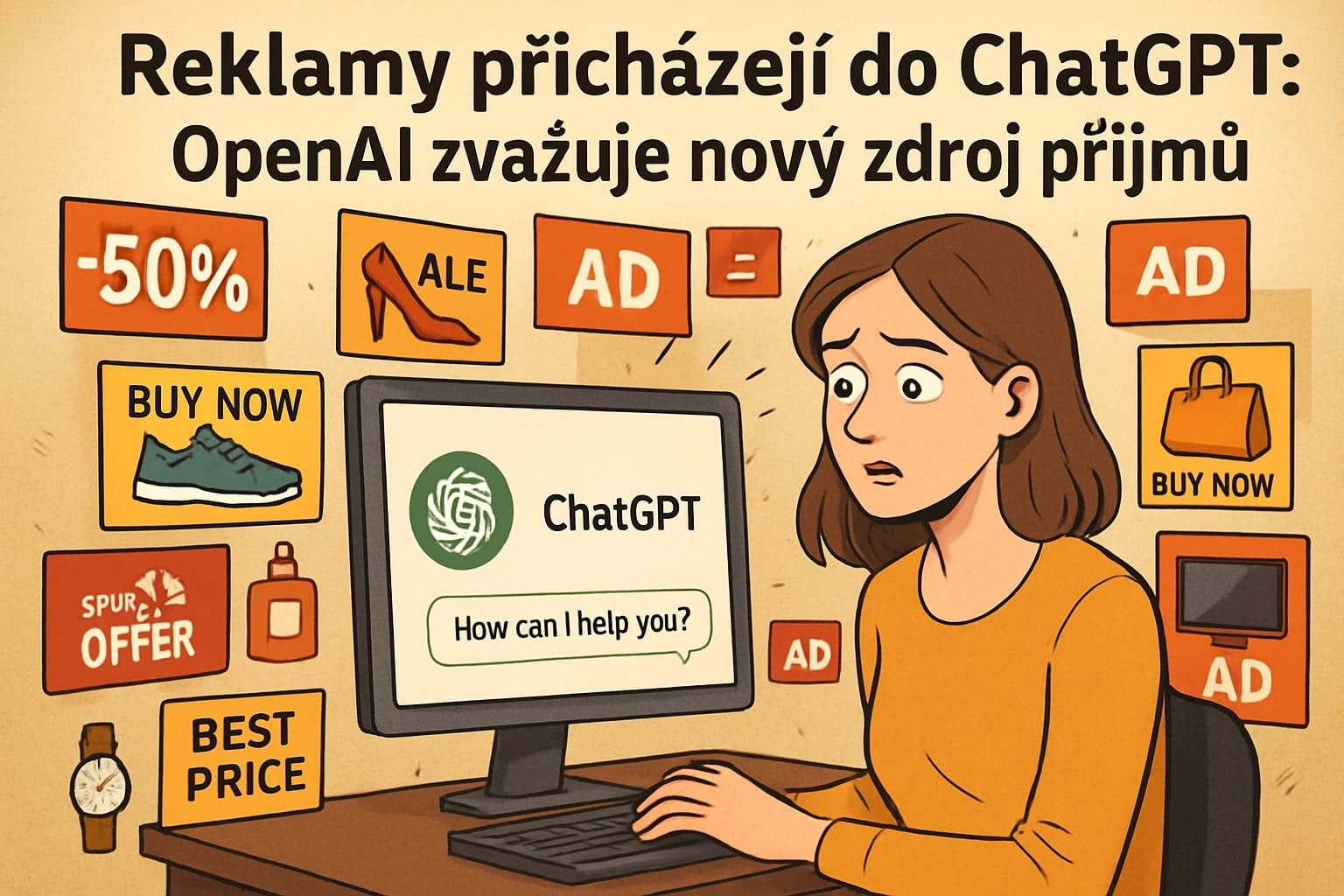 Reklamy přicházejí do ChatGPT: OpenAI zvažuje nový zdroj příjmů