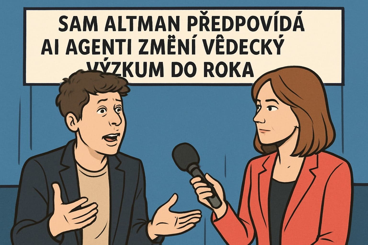 AI agenti změní vědecký výzkum do roka, předpovídá Sam Altman