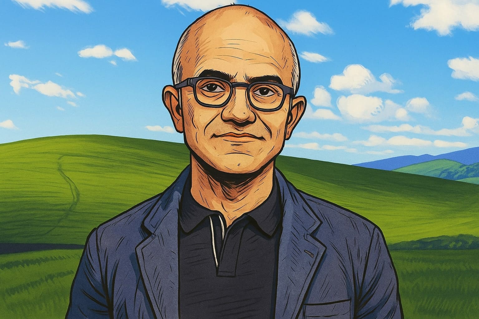 Šéf Microsoftu Satya Nadella se zamýšlí nad podstatou AI platforem