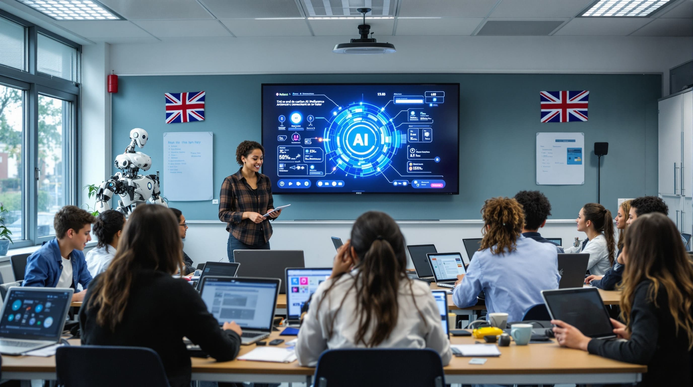 AI jako nový předmět: Umělá inteligence míří do britských škol