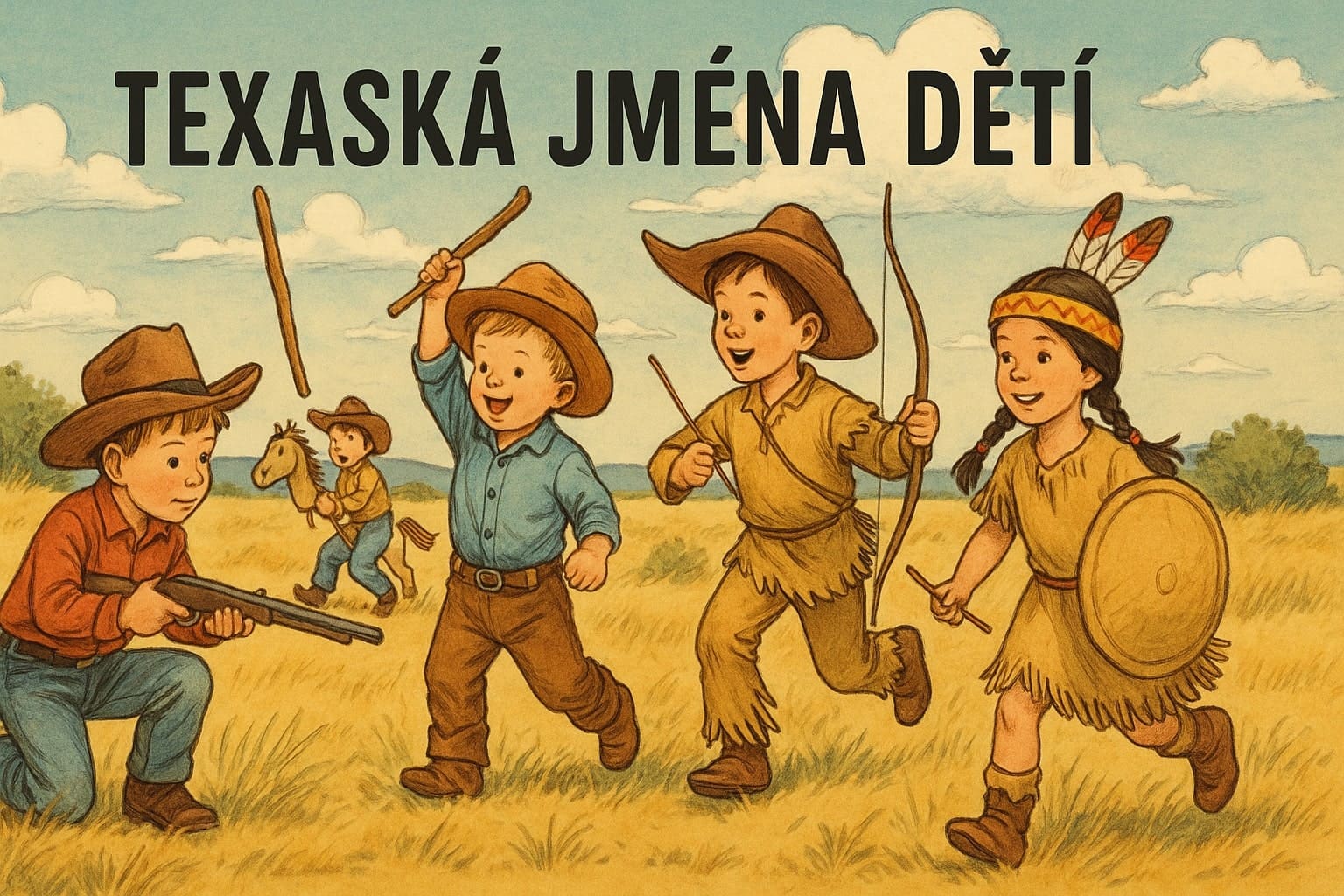 Naučme se mluvit Texasky: Texaská jména dětí