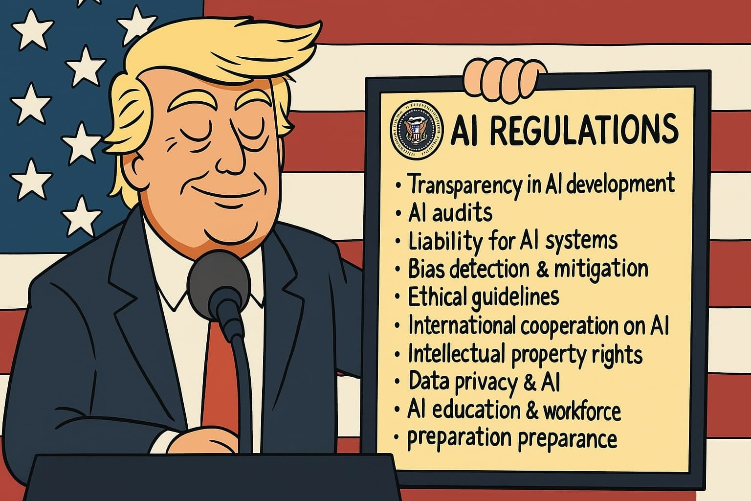 Trumpův revoluční AI plán: Jak chce USA vyhrát globální závod v AI