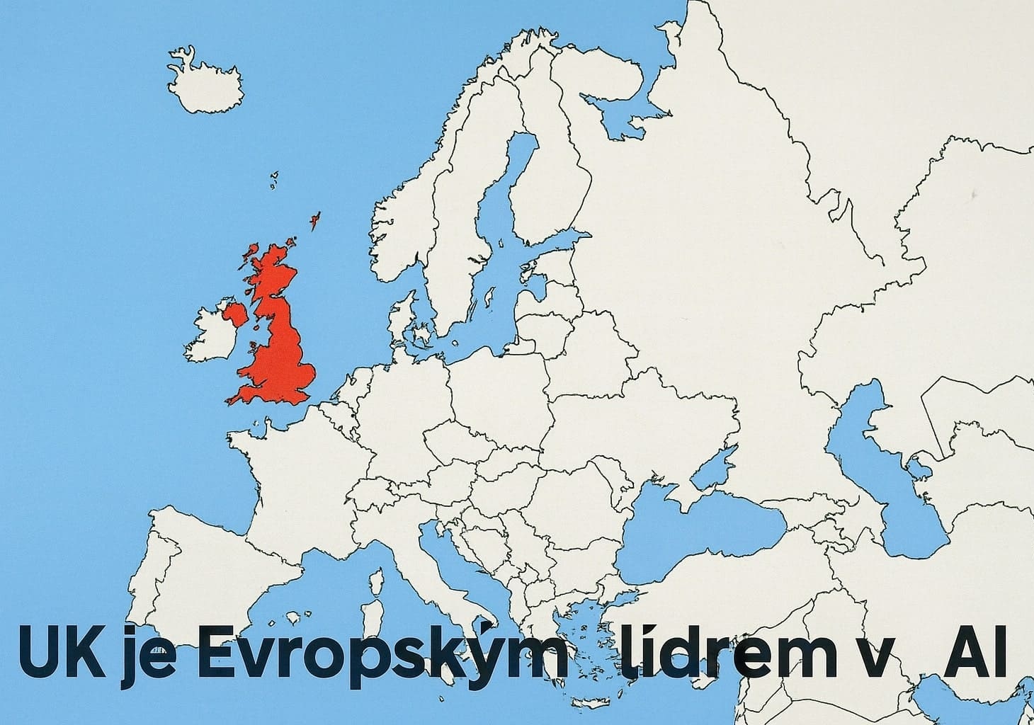 UK vede Evropu v adopci AI: Klíčové trendy a statistiky 2025