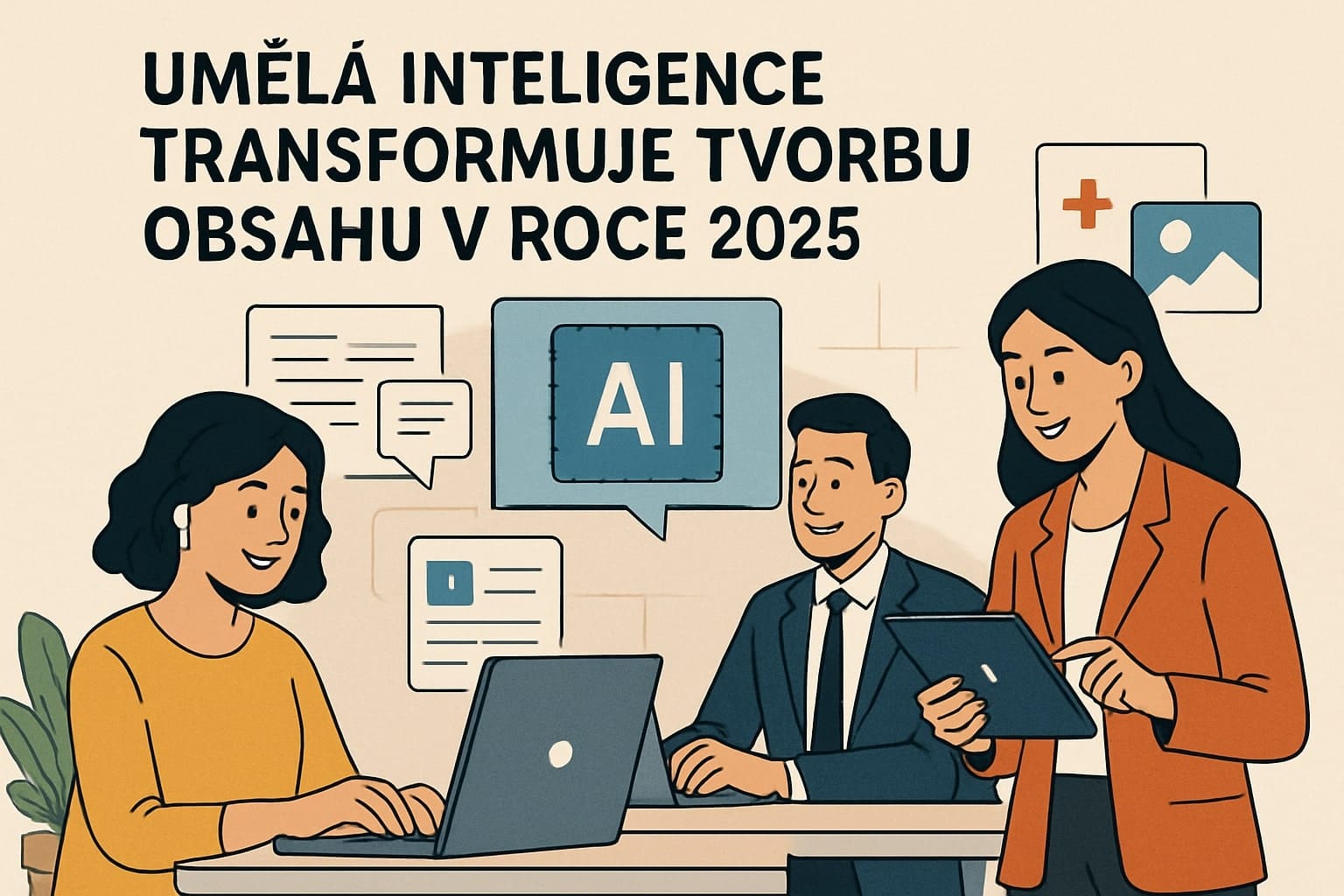 Umělá inteligence transformuje tvorbu obsahu v roce 2025