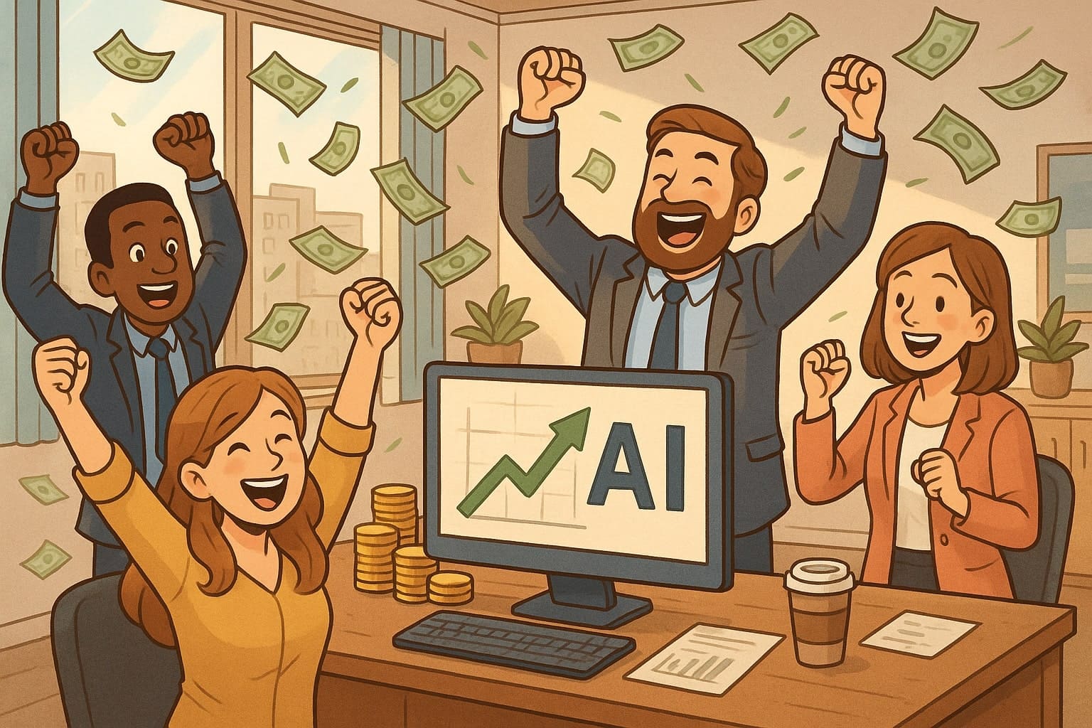 4 % firem, které ovládly AI a jejich tajemství úspěchu