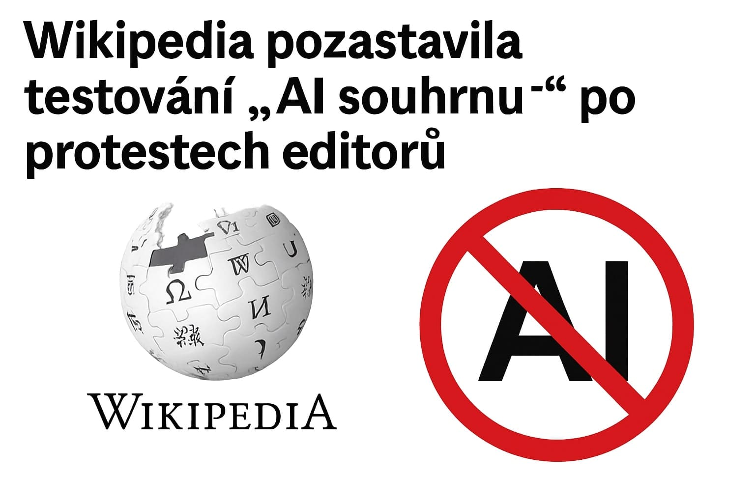 Wikipedia pozastavila testování "AI souhrnu" po protestech editorů