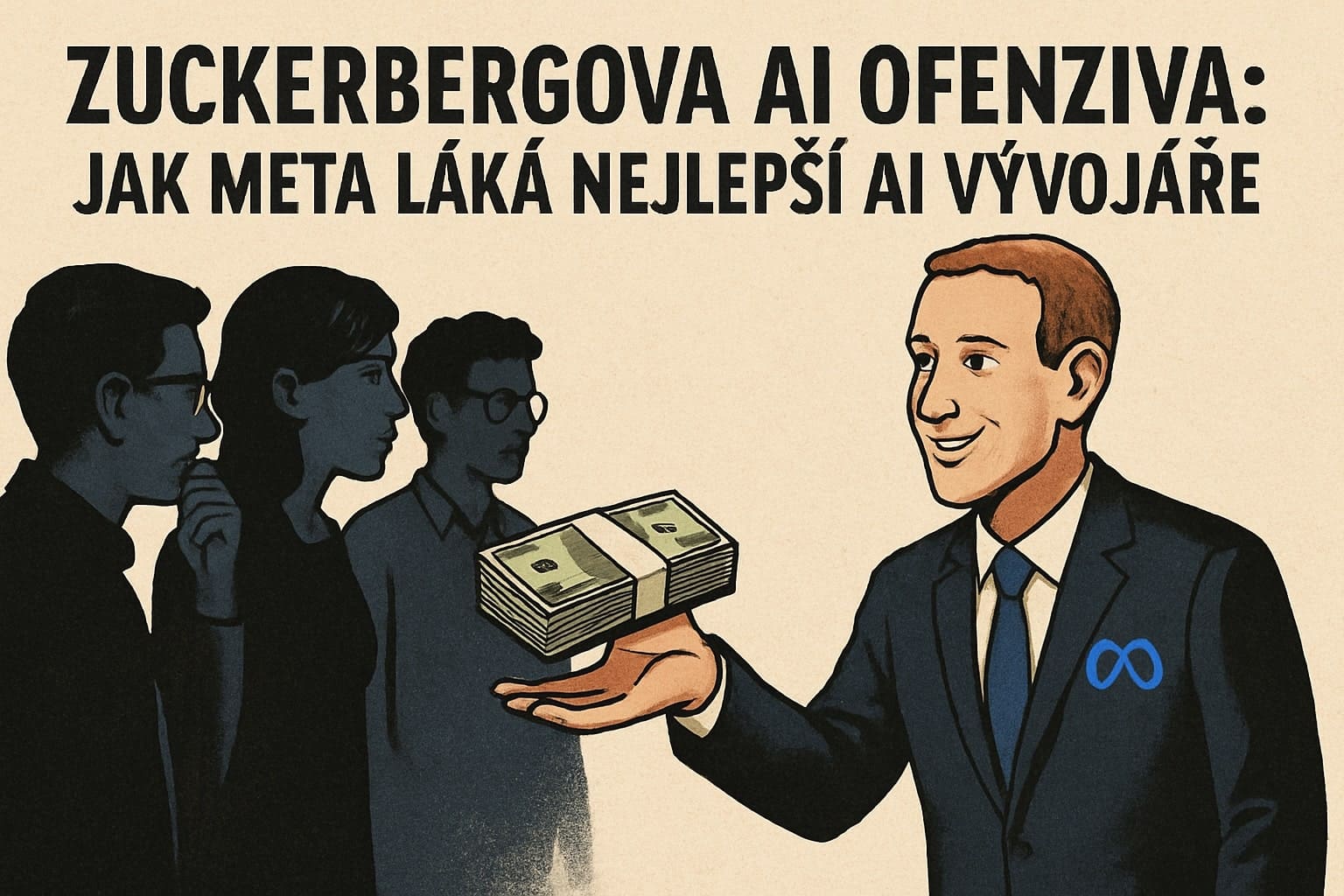Zuckerbergova AI ofenziva: Jak Meta investuje miliardy do získání nejlepších vývojářů umělé inteligence
